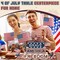 6 Pieces 4th of July Table Decorations Patriotic Memorial Day Wooden Block Signs Red White Blue Tabletop Centerpieces Farmhouse Independence Day Tiered Tray Decor for Home 250th Anniversary